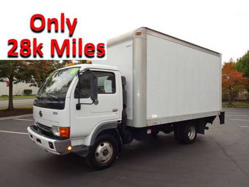2001 Nissan UD 1200 14ft Box Truck W/Lift Gate:Only 28k Miles 1... for sale in Auburn, WA