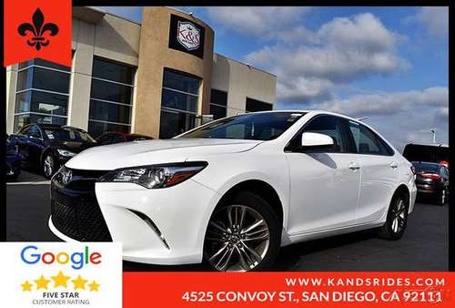 2017 Toyota Camry SE TCS Cloth Seats BackUp Cam Rear SKU:5358t Toyota for sale in San Diego, CA