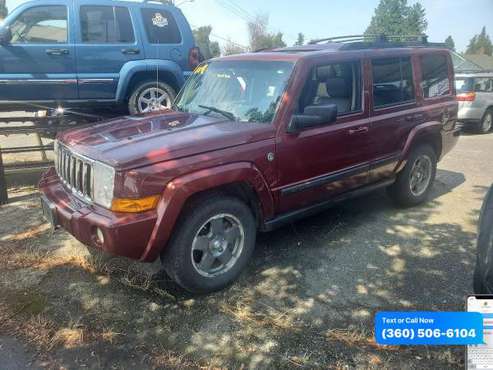 2007 Jeep Commander Sport 4dr SUV 4WD - cars & trucks - by dealer -... for sale in Mount Vernon, WA