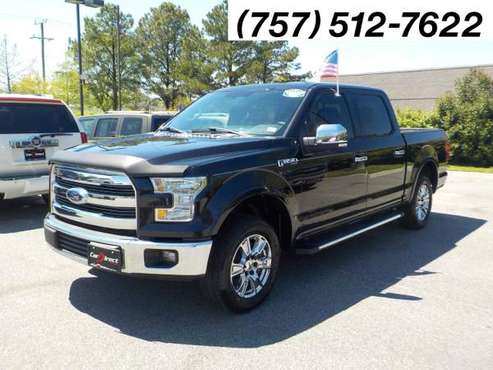 2015 Ford F-150 LARIAT SUPERCREW, LEATHER, HEATED A/C SEATS, REM for sale in Virginia Beach, VA