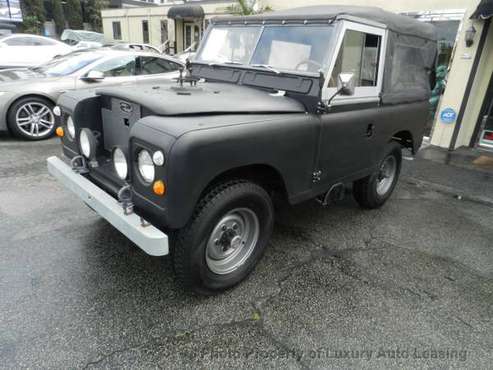 1970 Land Rover SERIES IIA 8 Black Luxury Auto Leasing - cars & for sale in Marina Del Rey, CA