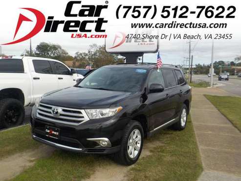 2012 Toyota Highlander AWD, ONE OWNER, LEATHER, SUNROOF, 3RD ROW... for sale in Virginia Beach, VA
