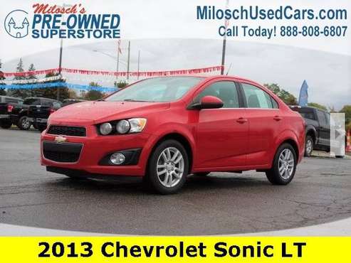 2013 Chevrolet Sonic 4dr Sdn Auto LT - cars & trucks - by dealer -... for sale in Lake Orion, MI