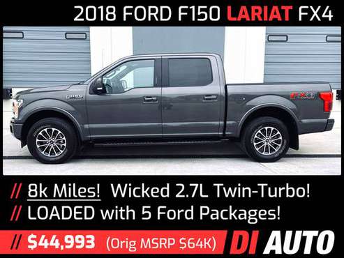 Price Drop! FORD F150 Lariat FX4 4x4 - 8K Miles (Orig MSRP $64K)... for sale in Lafayette, CO