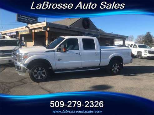 2014 Ford F350 crew cab Lariat 6.7L Powerstroke only 60k miles 1 own... for sale in Greenacres, WA