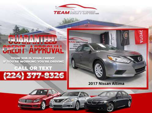 2017 Nissan Altima for $290/mo YOUR JOB IS YOUR CREDIT for sale in Racine, WI