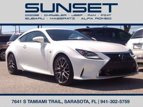 2016 Lexus RC 350 Extra LOW 3K Miles WOW! Super Clean! CarFax Cert! for sale in Sarasota, FL