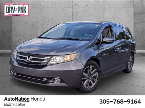 2014 Honda Odyssey Touring Elite SKU:EB094938 Mini-Van - cars &... for sale in Miami, FL