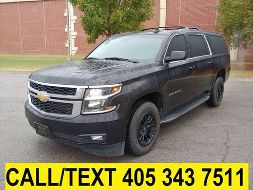 2016 CHEVROLET SUBURBAN 4X4! 3RD ROW! LEATHER! DVD! WHEELS! MUST... for sale in Norman, OK