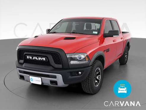 2017 Ram 1500 Crew Cab Rebel Pickup 4D 5 1/2 ft pickup Red - FINANCE... for sale in Imperial Beach, CA