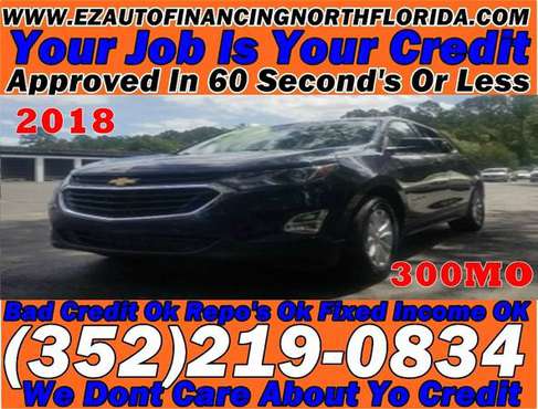 2018 Chevrolet Equinox Bad Credit Ok Call BAD CREDIT NO CREDIT -... for sale in Gainesville, FL