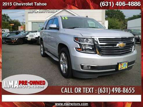 2015 Chevrolet Tahoe 4WD 4dr LTZ Guaranteed Credit Approval for sale in Huntington Station, NY