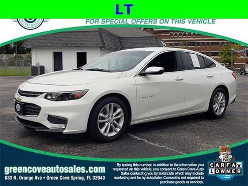 2017 Chevrolet Chevy Malibu LT The Best Vehicles at The Best... for sale in Green Cove Springs, FL
