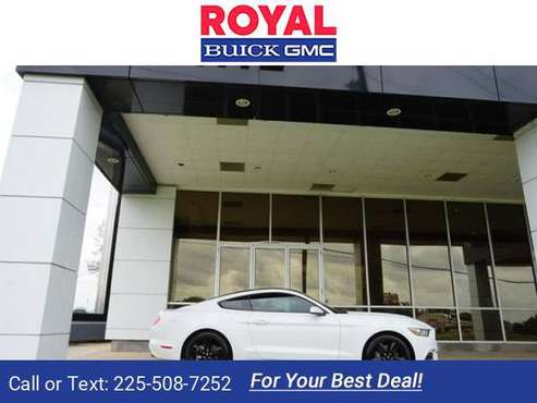 2016 Ford Mustang EcoBoost coupe Oxford White - cars & trucks - by... for sale in Baton Rouge , LA
