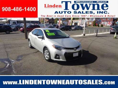2016 Toyota Corolla S 56K Gas Saver Runs Great Clean CarFax - cars &... for sale in Linden, NY