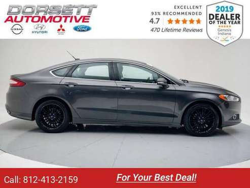 2016 Ford Fusion sedan GRAY - cars & trucks - by dealer - vehicle... for sale in Terre Haute, IN
