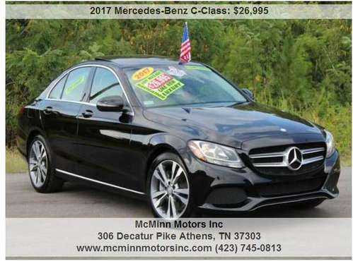 2017 Mercedes-Benz C300 - Only 34K Miles! NAV! Backup Cam! LOADED! for sale in Athens, TN