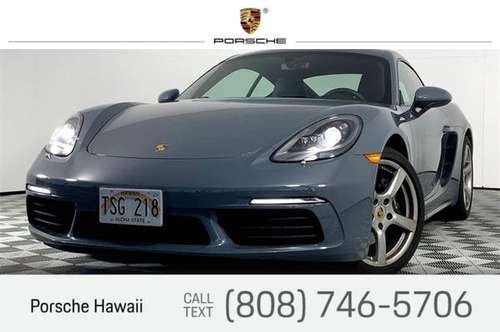 2018 Porsche 718 CAYMAN Base - cars & trucks - by dealer - vehicle... for sale in Honolulu, HI