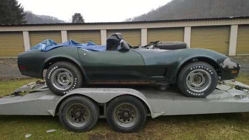 1974 CORVETTE CONVERTIBLE PROJECT CAR---$8000. - cars & trucks - by... for sale in Moundsville, PA
