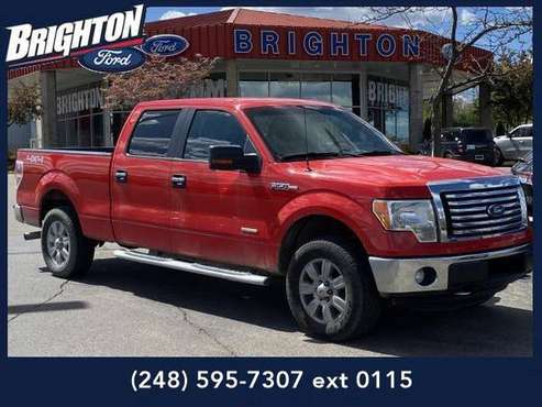 2011 Ford F150 F150 F 150 F-150 truck XLT (Race Red) for sale in Brighton, MI