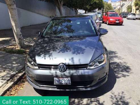 2015 VW Volkswagen Golf TSI SE 4-Door hatchback Gray for sale in South San Francisco, CA