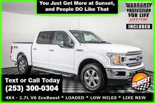 2018 Ford F-150 XLT 4x4 4WD F150 Crew cab SuperCrew PICKUP TRUCK for sale in Sumner, WA