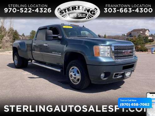 2011 GMC Sierra 3500HD 4WD Crew Cab 167 7 DRW Denali - CALL/TEXT for sale in Sterling, CO
