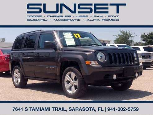 2017 Jeep Patriot Latitude extra Low 54K MIles CarFax certified! for sale in Sarasota, FL