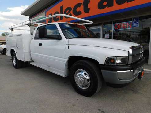 2001 Dodge Ram 3500 4dr Quad Cab 155 WB DRW UTILITY BOX and for sale in Omaha, NE