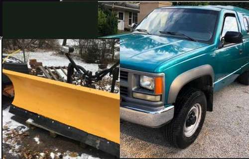 ultimate snow plow ...3/4 TON CHEVY THAT'S NEVER PLOWED SNOW - cars... for sale in Champaign, IA