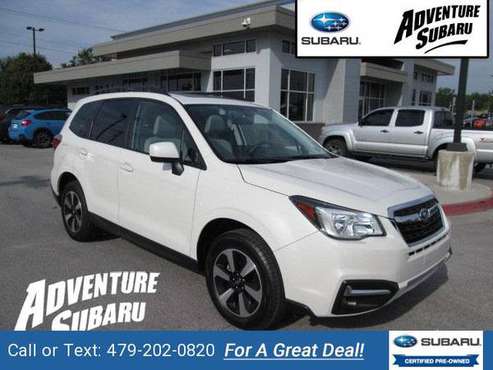 2018 Subaru Forester 2.5i Premium suv Crystal White Pearl for sale in Fayetteville, AR