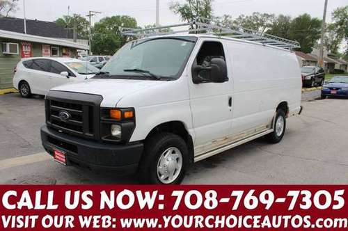 2008 *FORD*E-250 CARGO VAN ROOF RACK HUGE SPACE GOOD TIRES B19725 for sale in posen, IL