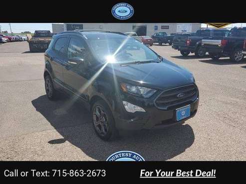 2018 Ford EcoSport SES suv Black - cars & trucks - by dealer -... for sale in Thorp, WI