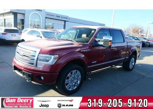 2013 Ford F 150 4WD 4D SuperCrew / Truck Platinum - cars & trucks -... for sale in Waterloo, IA