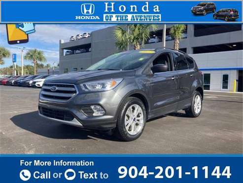 2017 Ford Escape SE suv Gray - cars & trucks - by dealer - vehicle... for sale in Jacksonville, FL