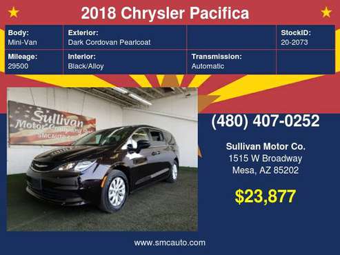 2018 Chrysler Pacifica LX - cars & trucks - by dealer - vehicle... for sale in Mesa, AZ