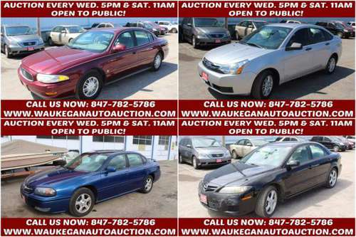 2002 BUICK LESABRE/09 FORD FOCUS/05 CHEVY IMPALA/08 MAZDA6 - cars & for sale in WAUKEGAN, IL