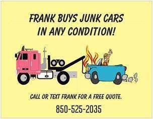 Frank Buys Junk Cars - - by dealer for sale in Cantonment, FL