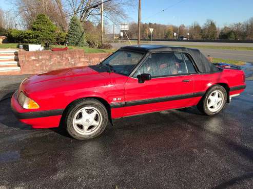 1991 Mustang LX 5.0. Convertible fox body - cars & trucks - by owner... for sale in Revloc, PA