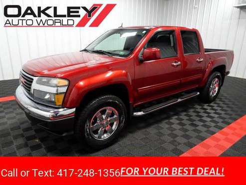 2011 GMC Canyon 4WD SLE1 Crew Cab pickup Red - cars & trucks - by... for sale in Branson West, MO