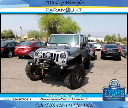2016 Jeep Wrangler Unlimited Sport 4WD - cars & trucks - by dealer -... for sale in Tucson, AZ