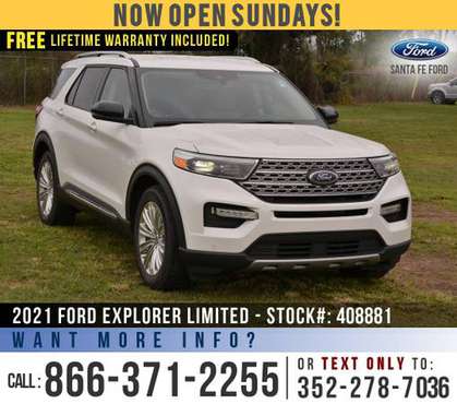 2021 Ford Explorer Limited SAVE Over 1, 000 off MSRP! - cars for sale in Alachua, GA