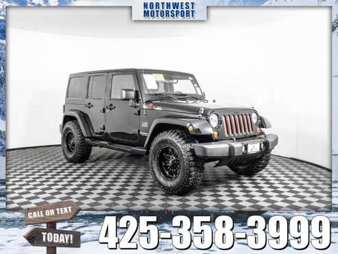 *LEATHER* Lifted 2012 *Jeep Wrangler* Unlimited Altitude 4x4 - cars... for sale in Lynnwood, WA
