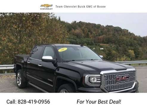2017 GMC Sierra 1500 Denali pickup Black - cars & trucks - by dealer... for sale in Boone, NC