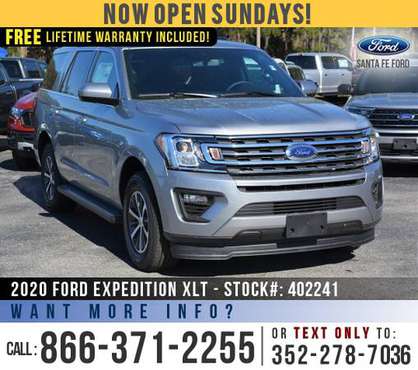 2020 FORD EXPEDITION XLT *** SAVE Over $7,000 off MSRP! *** - cars &... for sale in Alachua, FL