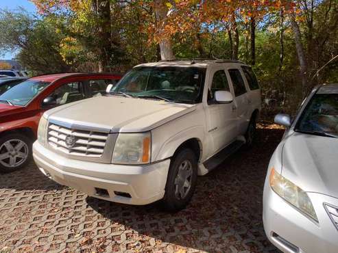 2002 Cadillac Escalade 7 Pass Full Leather for sale in MIDDLEBORO, MA