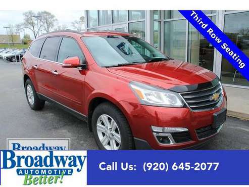 2013 Chevrolet Traverse SUV LT - Chevrolet Crystal Red Tintcoat for sale in Green Bay, WI