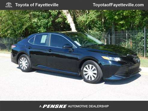 2018 *Toyota* *Camry* *LE Automatic* BLACK for sale in Fayetteville, AR