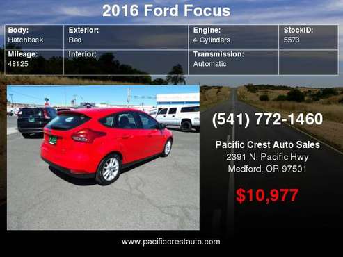 2016 Ford Focus 5dr HB SE for sale in Medford, OR