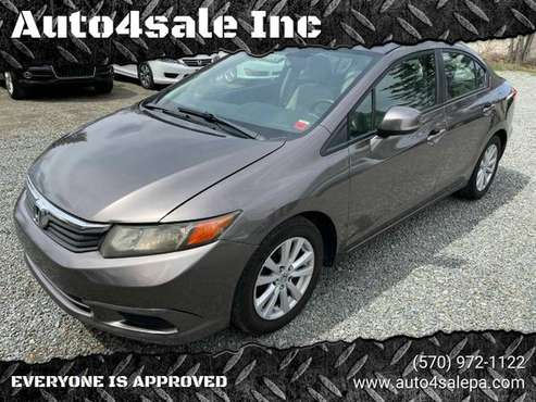 2012 Honda Civic EX-L, LOW MILES, NAVIGATION, LEATHER, ROOF for sale in Mount Pocono, PA